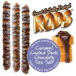 (image for) Caramel Covered Pretzel Rods