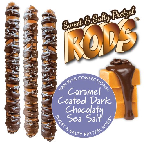 (image for) Caramel Covered Pretzel Rods