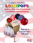 (image for) Tessa s Extra Large 1.10 oz Gourmet Lollipop